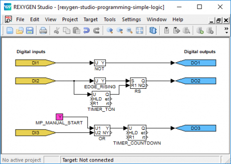 Programming in REXYGEN Studio